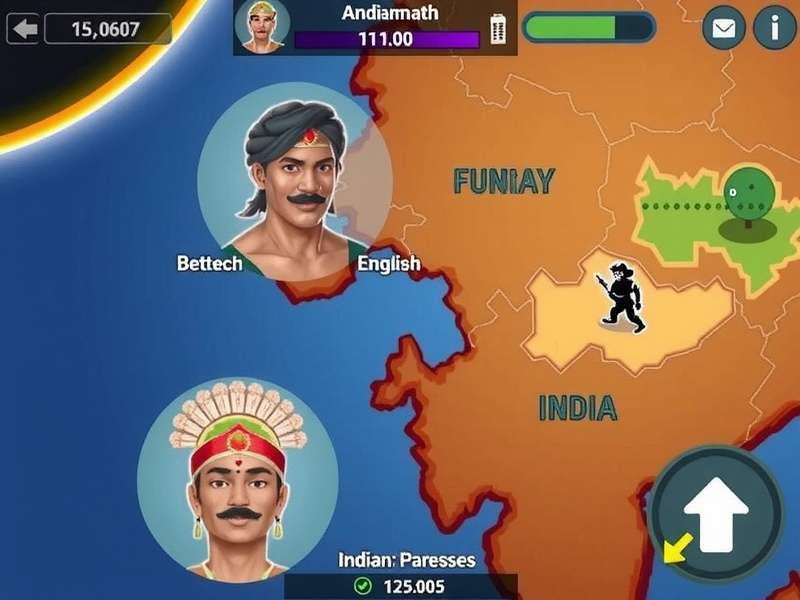 Free Fire Masters - Battle Royale Action in India Free Fire Masters gameplay screenshot showing Indian characters and map