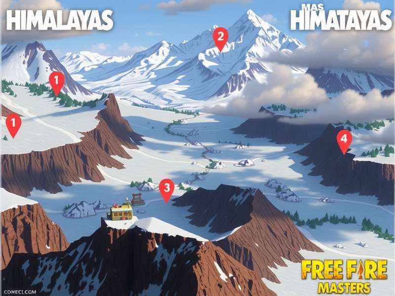 Free Fire Masters - Upcoming Himalayan Map Concept art for upcoming Himalayan map in Free Fire Masters
